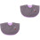 2Pcs Assorted Color Parrot Training Shoulder Pad Durable Fabric Cape 3