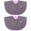 2Pcs Assorted Color Parrot Training Shoulder Pad Durable Fabric Cape 5