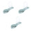 3Pièces Grattoirs Écailles Poisson Bleu Sécurisé ABS 3