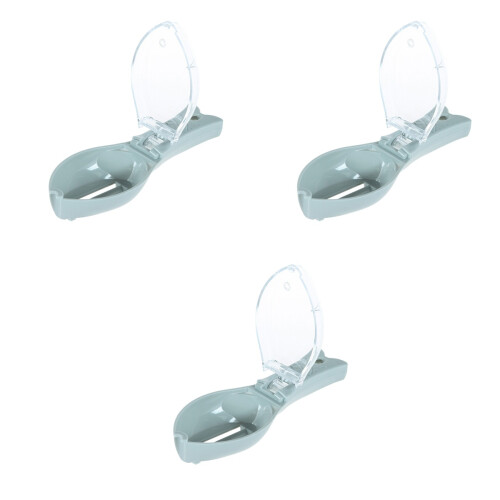 3Pièces Grattoirs Écailles Poisson Bleu Sécurisé ABS 2