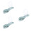 3Pièces Grattoirs Écailles Poisson Bleu Sécurisé ABS 7
