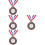4Pcs Durable Competition Medals Kids Reward Accessories 8