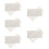 250Pcs White Handmade Translucent Envelopes for Invitations and Cash 10