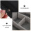 2Pièces De Rangement Noir Pour Accessoires Électroniques Voyage 10
