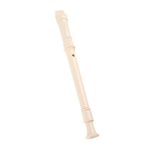 Flauto dolce portatile a 8 fori in ABS per bambini e studenti, bianco 1