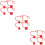 12Pcs Durable Red Hydraulic Hose Caps Plastic Coupler Dust Covers 9