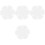 4Pcs DIY Patchwork Ruler Sewing Template White Bowl Wrap Tools 4