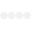 4Pcs DIY Patchwork Ruler Sewing Template White Bowl Wrap Tools 5