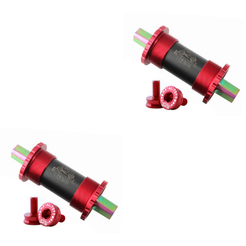 2Pcs Red Ceramics Central Bearings for Folding and Highway Bikes 2