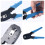 Ethernet Cable Crimping Tool For Cat5e Wire 3 in 1 Function Crimp Cut Stripper Phone Cable Connectors Steel Materials 2