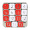 Μεταλλική τσουλήθρα με αριθμούς15Puzzle Αστεία πλακάκια τσέπης με συρόμενα πλακάκια 4