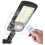 Portable Touch Control Lamp Motion Sensor Security Light Solar Powered Outdoor Flood Light High Luminous Efficiency LED Module Wide Angle 2