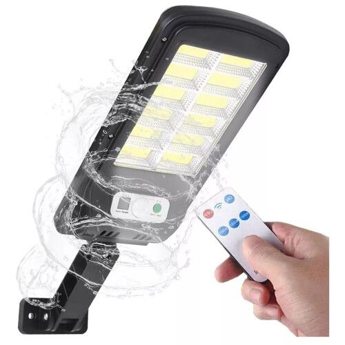 Portable Touch Control Lamp Motion Sensor Security Light Solar Powered Outdoor Flood Light High Luminous Efficiency LED Module Wide Angle 1