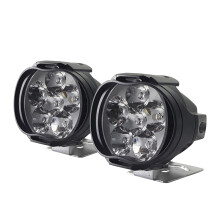 Off Road Fog Light LED Driving Lights For Motorcycles Pivoting Base Mount Dust And Moisture Resistant Lens Waterproof IP68Universal Fit Long Range