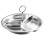 Stainless Steel Steamer Basket 3-Cavity with Handle 2