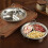 Stainless Steel Steamer Basket 3-Cavity with Handle 4