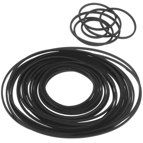 120Pcs Rubber Cassette Tape Recorder Belts Replacement 1