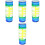 4Pièces Timer Liquide Huile Coloré Relaxation Décor Table 4