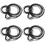 120Pcs Rubber Cassette Tape Recorder Belts Replacement 5
