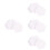 400Pcs White Paper Piecing Templates Quilting Tool for Fabric Crafts 5