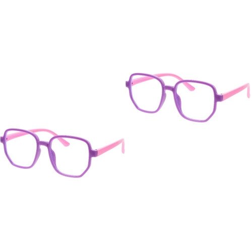 2Pcs Lightweight Eye Protective Glasses for Kids Blue Light Blocking 2