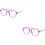2Pcs Lightweight Eye Protective Glasses for Kids Blue Light Blocking 5