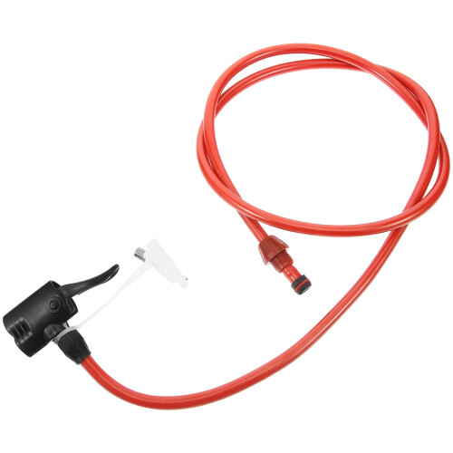 ibasenice Bicycle Pump Hose Red Plastic Hose for Valve Compatibility 1Pack 2