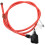 ibasenice Bicycle Pump Hose Red Plastic Hose for Valve Compatibility 1Pack 4