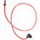 ibasenice Bicycle Pump Hose Red Plastic Hose for Valve Compatibility 1Pack 8