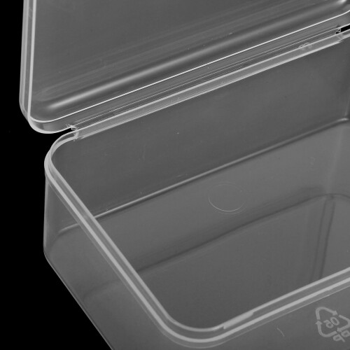 ULTNICE Transparent Small Storage Box Plastic 1Pack 3.5x6x9In 2
