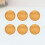 18Pièces Support En Bambou Khaki Plateau Rond Succulente Durable 11