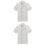 2Pcs White Chef Jacket Short Sleeve Durable Oil Proof for Catering Use 5