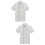 2Pcs White Chef Jacket Short Sleeve Durable Oil Proof for Catering Use 7