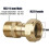 M22 14mm messing højtryksrenser drejeledsforbindelse slangeadapterfittings 3