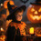 Φωτιστικό κεριού LED για το Halloween με λαμπερό σκελετό, χειροποίητο, τροφοδοτούμενο 7