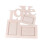 Wooden Photo Frame Love Collage 2 pcs 7