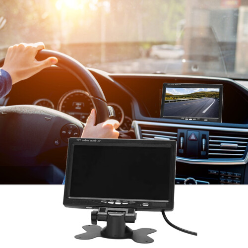 Οθόνη αυτοκινήτου 7" HD TFT 1024x600, είσοδος AV, ενσωματωμένο ηχείο, συμβατή με κάμερες 1