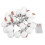 Battery Storage Case Included LED String Lights9.8Ft For Christmas Decorations, Two Modes Flash Constant On, Soft Wire Suitable For DIY Party 8