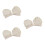 3Pcs Beige Belly Dance Thong Shoes Padded Polyester Half Palm Practice 4