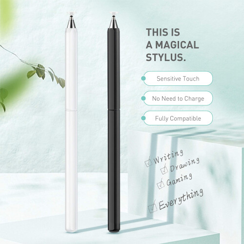 Universal High-Sensitive Capacitive Stylus Pen – Compatible with iPhone, iPad, Samsung Galaxy, Tablet, Kindle, Fire Tablet & Computer 1