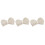 3Pcs Beige Belly Dance Thong Shoes Padded Polyester Half Palm Practice 5