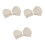 3Pcs Beige Belly Dance Thong Shoes Padded Polyester Half Palm Practice 7