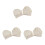 3Pcs Beige Belly Dance Thong Shoes Padded Polyester Half Palm Practice 8