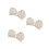 3Pcs Beige Belly Dance Thong Shoes Padded Polyester Half Palm Practice 9