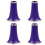 4Pcs Purple Plastic Clarinet Bell Replacement for Beginner Players 6