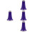 4Pcs Purple Plastic Clarinet Bell Replacement for Beginner Players 7