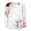 Damebluse med langermet stoff og smock 3