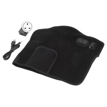 Pain Relief Heating Massage Device with Infrared Thermal Radiation Cordless Rechargeable Heated Knee Pad for Joint Discomfort Flexible Electric
