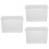 3Pcs PP Clear Bread Storage Containers for Home Kitchen and Bakery Use 7