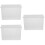 3Pcs PP Clear Bread Storage Containers for Home Kitchen and Bakery Use 8
